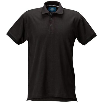Southwest: Morris solid Polo, Maat XS Zwart Southwest: Morris solid Polo, Maat XS Zwart
