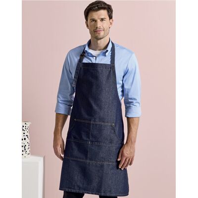 Premier Workwear PW126 Jeans Stitch Denim Bib Apron Premier Workwear PW126 Jeans Stitch Denim Bib Apron