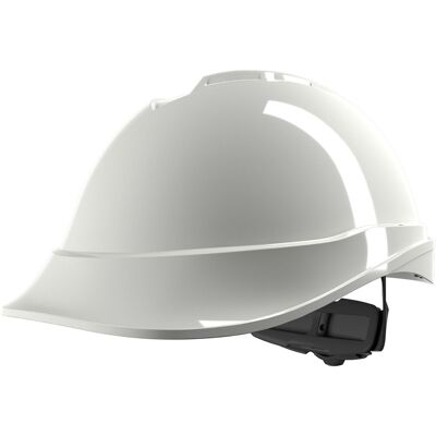 MSA V-Gard 200 ongeventileerde veiligheidshelm met Fas-Trac III binnenwerk MSA V-Gard 200 ongeventileerde veiligheidshelm met Fas-Trac III binnenwerk