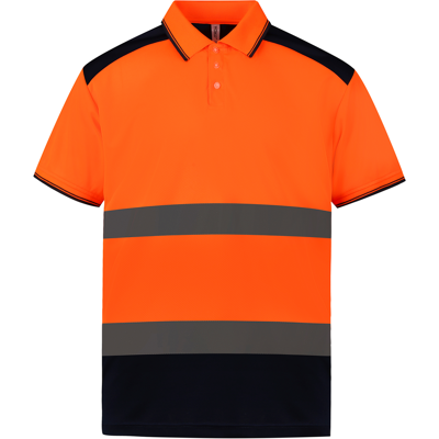 Yoko 3XL Bicolore Hi Vis Polo - Werkkleding Yoko 3XL Bicolore Hi Vis Polo - Werkkleding