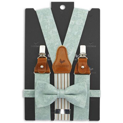 Sir Redman SR20220 bretels combi pack Sposo Stiloso groen Sir Redman SR20220 bretels combi pack Sposo Stiloso groen