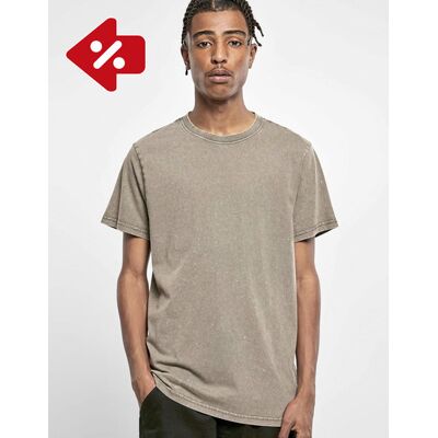 Build Your Brand BY190 Acid Washed Round Neck Tee Build Your Brand BY190 Acid Washed Round Neck Tee