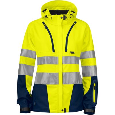 ProJob 646423 6423 ONGEVOERDE SIGNALISATIE SOFTSHELL EN ISO 20471 KLASSE 3 DAMES ProJob 646423 6423 ONGEVOERDE SIGNALISATIE SOFTSHELL EN ISO 20471 KLASSE 3 DAMES
