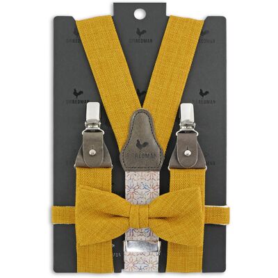 Sir Redman SR20201 ( SRCOMBI20201B ) bretels combi pack Gracefull Groom yellow Sir Redman SR20201 ( SRCOMBI20201B ) bretels combi pack Gracefull Groom yellow