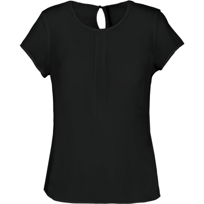 Kariban K5002 Damesblouse in crêpe met korte mouwen Kariban K5002 Damesblouse in crêpe met korte mouwen