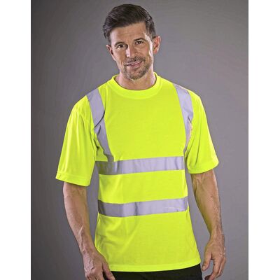 YOKO YK410 Two Band & Brace Hi-Vis T-Shirt YOKO YK410 Two Band & Brace Hi-Vis T-Shirt