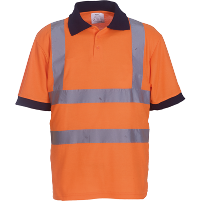 Yoko YHVJ210 High Visibility polo korte mouwen Yoko YHVJ210 High Visibility polo korte mouwen