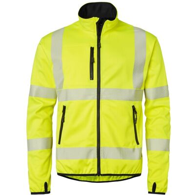 Top Swede: 7721 Softshell Hi-Vis, Maat XS Geel/Zwart Top Swede: 7721 Softshell Hi-Vis, Maat XS Geel/Zwart