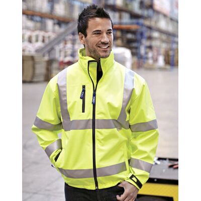 YOKO YK09 Hi-Vis 2 Bands & Braces Softshell Jacket YOKO YK09 Hi-Vis 2 Bands & Braces Softshell Jacket