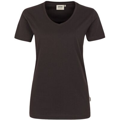 Hakro 0181 Women's V-neck shirt MIKRALINAR® - Bruin Hakro 0181 Women's V-neck shirt MIKRALINAR® - Bruin