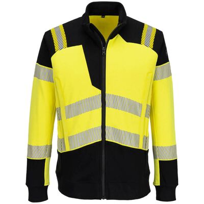 Portwest FR717 PW3 Modaflame gebreid Hi-Vis FR sweatshirt met rits Portwest FR717 PW3 Modaflame gebreid Hi-Vis FR sweatshirt met rits