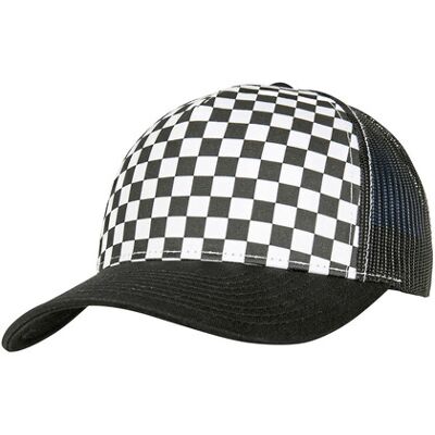 FLEXFIT FX6506CB Checkerboard Retro Trucker FLEXFIT FX6506CB Checkerboard Retro Trucker