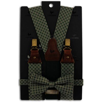Sir Redman SR20184 ( SRCOMBI20184B ) bretels combi pack Modern Gentleman green Sir Redman SR20184 ( SRCOMBI20184B ) bretels combi pack Modern Gentleman green