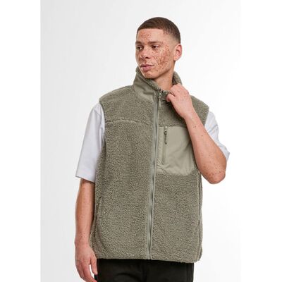 Build Your Brand BY407 Bonded Sherpa Vest Build Your Brand BY407 Bonded Sherpa Vest