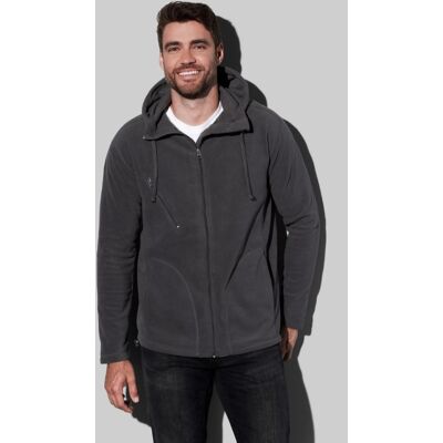 Stedman Polar Fleece Cardigan Hooded for him STE5080 Stedman Polar Fleece Cardigan Hooded for him STE5080