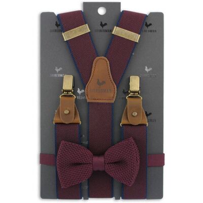 Sir Redman SR20196 ( SRCOMBI20196B ) bretels combi pack Crushed Berry Sir Redman SR20196 ( SRCOMBI20196B ) bretels combi pack Crushed Berry