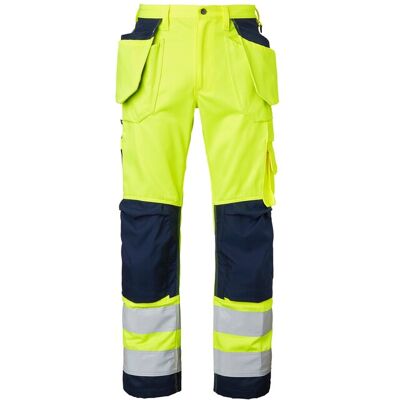 Top Swede: 2516 Craftsmen Trousers, Maat C44 Geel/Navy Top Swede: 2516 Craftsmen Trousers, Maat C44 Geel/Navy