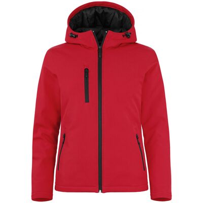 Clique Zwarte gewatteerde softshell jas met capuchon - Jas Clique Zwarte gewatteerde softshell jas met capuchon - Jas