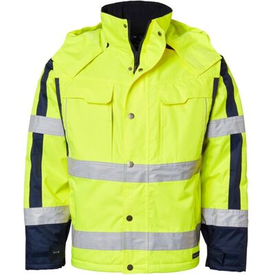 Top Swede: 5317 Jas, Maat XS Geel/Navy Top Swede: 5317 Jas, Maat XS Geel/Navy