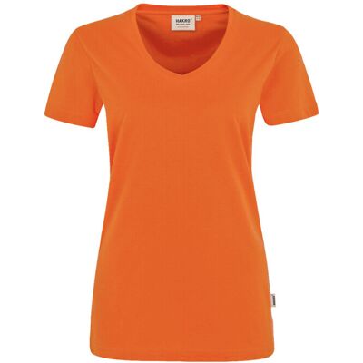 Hakro 0181 Women's V-neck shirt MIKRALINAR® - Oranje Hakro 0181 Women's V-neck shirt MIKRALINAR® - Oranje