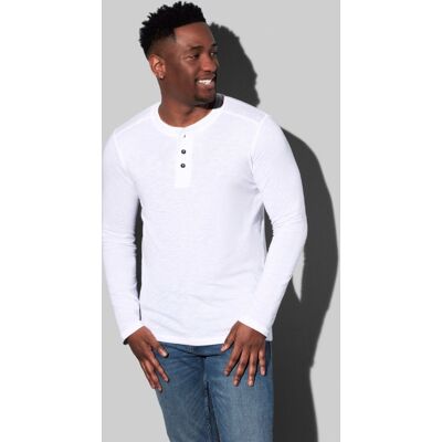 Stedman T-shirt Henley Shawn LS for him STE9460 Stedman T-shirt Henley Shawn LS for him STE9460
