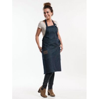 Chaud Devant 507 Bib Apron Multipocket Blue Denim 35" Chaud Devant 507 Bib Apron Multipocket Blue Denim 35"