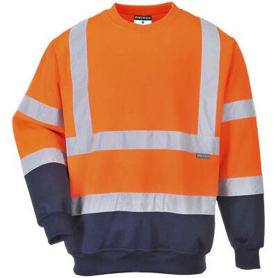 Portwest B306 Hi-Vis Contrast Sweatshirt Portwest B306 Hi-Vis Contrast Sweatshirt