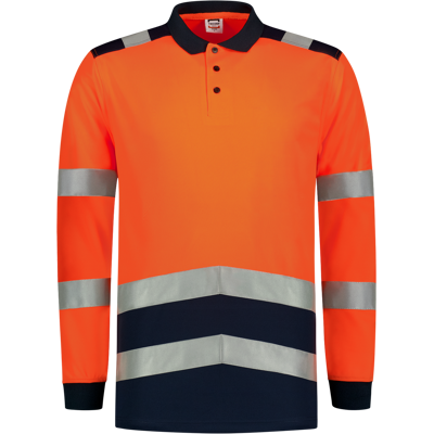 Tricorp 203008 Poloshirt High Vis Bicolor Lange Mouw Tricorp 203008 Poloshirt High Vis Bicolor Lange Mouw