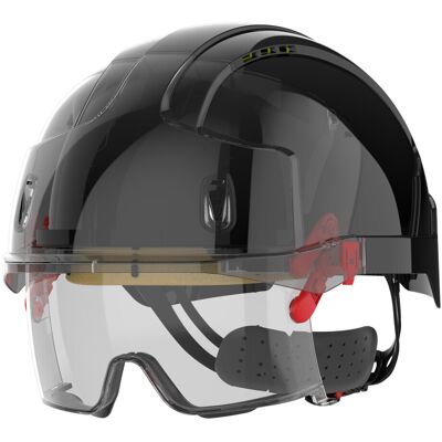 JSP AMB170 EVO VISTAlens Draai zwart/smoke JSP AMB170 EVO VISTAlens Draai zwart/smoke