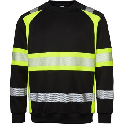 Top Swede: 602 Sweat, Maat XS Zwart/Geel Top Swede: 602 Sweat, Maat XS Zwart/Geel