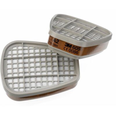 3M 6055 Gas- en dampfilter A2 3M 6055 Gas- en dampfilter A2