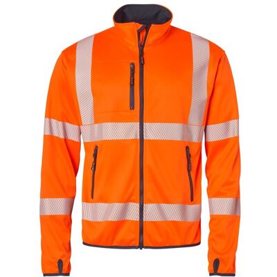 Top Swede: 7721 Softshell Hi-Vis, Maat XS Oranje/Navy Top Swede: 7721 Softshell Hi-Vis, Maat XS Oranje/Navy