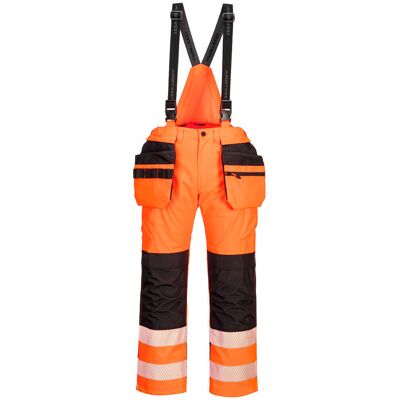 Portwest PW3 Hi-Vis Regenbroek met bretels - Geel/Zwart - Regenbroek met bretels Portwest PW3 Hi-Vis Regenbroek met bretels - Geel/Zwart - Regenbroek met bretels