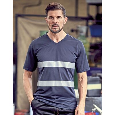 YOKO YK910 Hi-Vis Top Cool Super Light V-Neck T-Shirt YOKO YK910 Hi-Vis Top Cool Super Light V-Neck T-Shirt