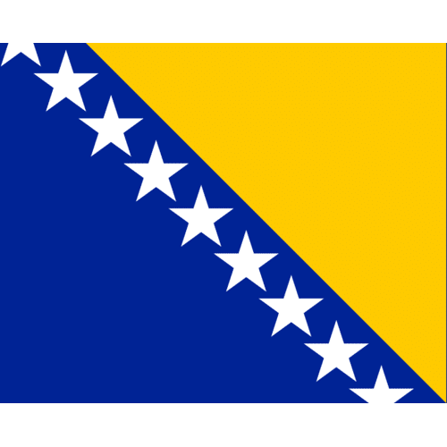 Vlaggenclub.nl Vlag Bosnie en Herzegovina 70x100cm