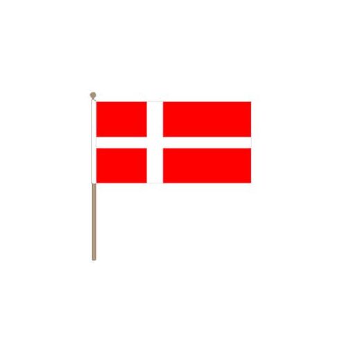 Vlaggenclub.nl Zwaaivlag Denemarken 30x45cm   stof