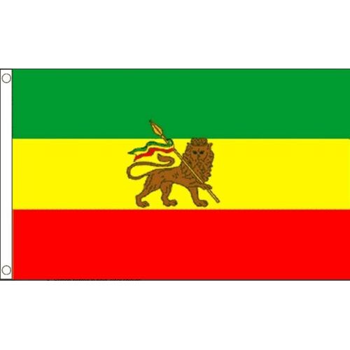 Vlaggenclub.nl Vlag Ethiopie met leeuw 90x150cm   Best Value