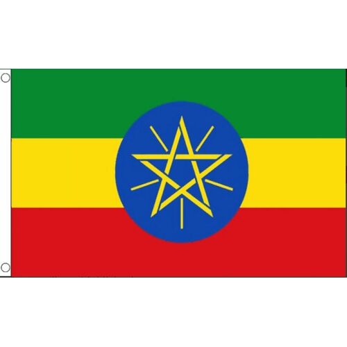 Vlaggenclub.nl Vlag Ethiopie met ster 90x150cm   Best Value