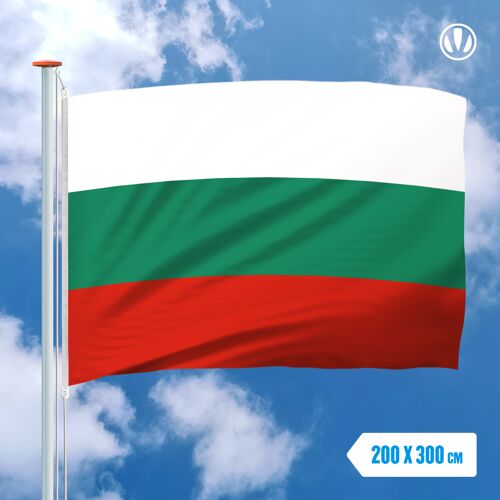 Vlaggenclub.nl Vlag Bulgarije 200x300cm - Spunpoly