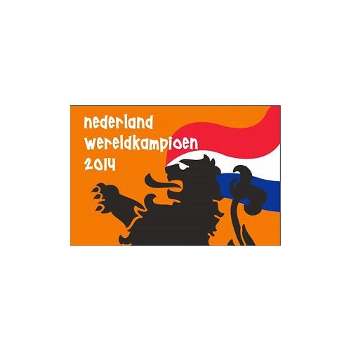 Vlaggenclub.nl Kampioensvlag Nederland Wereldkampioen 2014 100x150cm