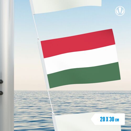 Vlaggenclub.nl Vlaggetje Hongarije 20x30cm