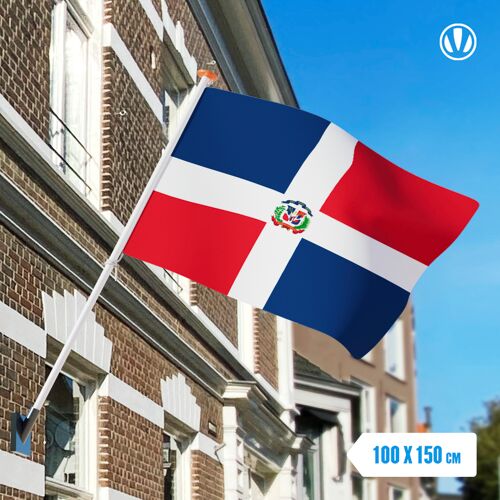 Vlaggenclub.nl vlag Dominicaanse Republiek 100x150cm - Spunpoly