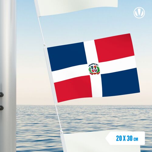 Vlaggenclub.nl Vlaggetje Dominicaanse Republiek 20x30cm