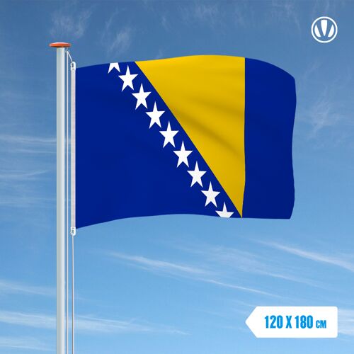 Vlaggenclub.nl Vlag Bosnie en Herzegovina 120x180cm