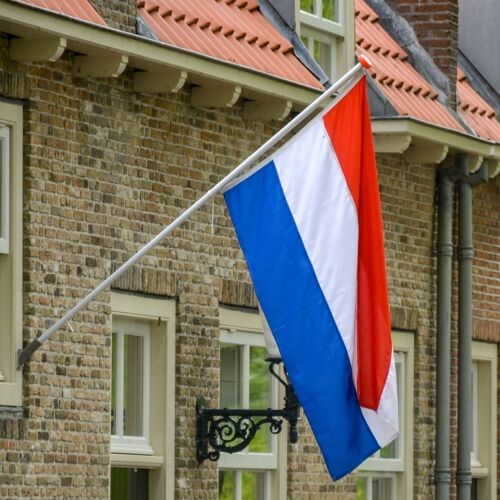 Vlaggenclub.nl Nederlandse vlag met stok pakket