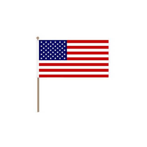 Vlaggenclub.nl Zwaaivlag Verenigde Staten 30x45cm   stof