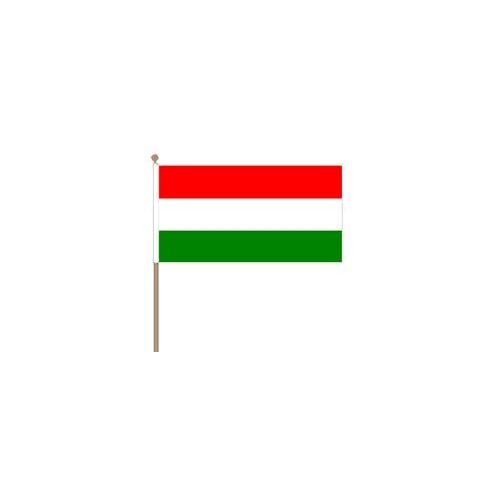 Vlaggenclub.nl Zwaaivlag Hongarije 30x45cm   stof