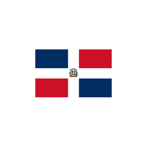 Vlaggenclub.nl Vlag Dominicaanse Republiek 50x75cm