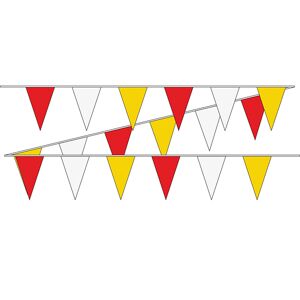 Vlaggenclub.nl Vlaggenlijn Carnaval Oeteldonk rood/wit/geel - 6 meter