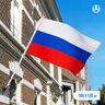 Vlaggenclub.nl Vlag Rusland 100x150cm   Spunpoly